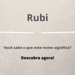 significado do nome Rubi