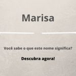 significado do nome Marisa