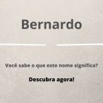 significado do nome Bernardo