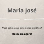 significado do nome Maria José