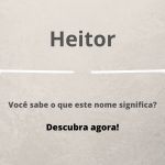significado do nome Heitor