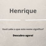 significado do nome Henrique