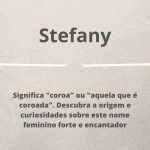 significado do nome Stefany