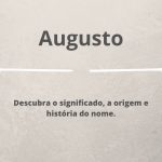 significado do nome Augusto