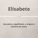 significado do nome Elisabete