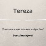 significado do nome Tereza