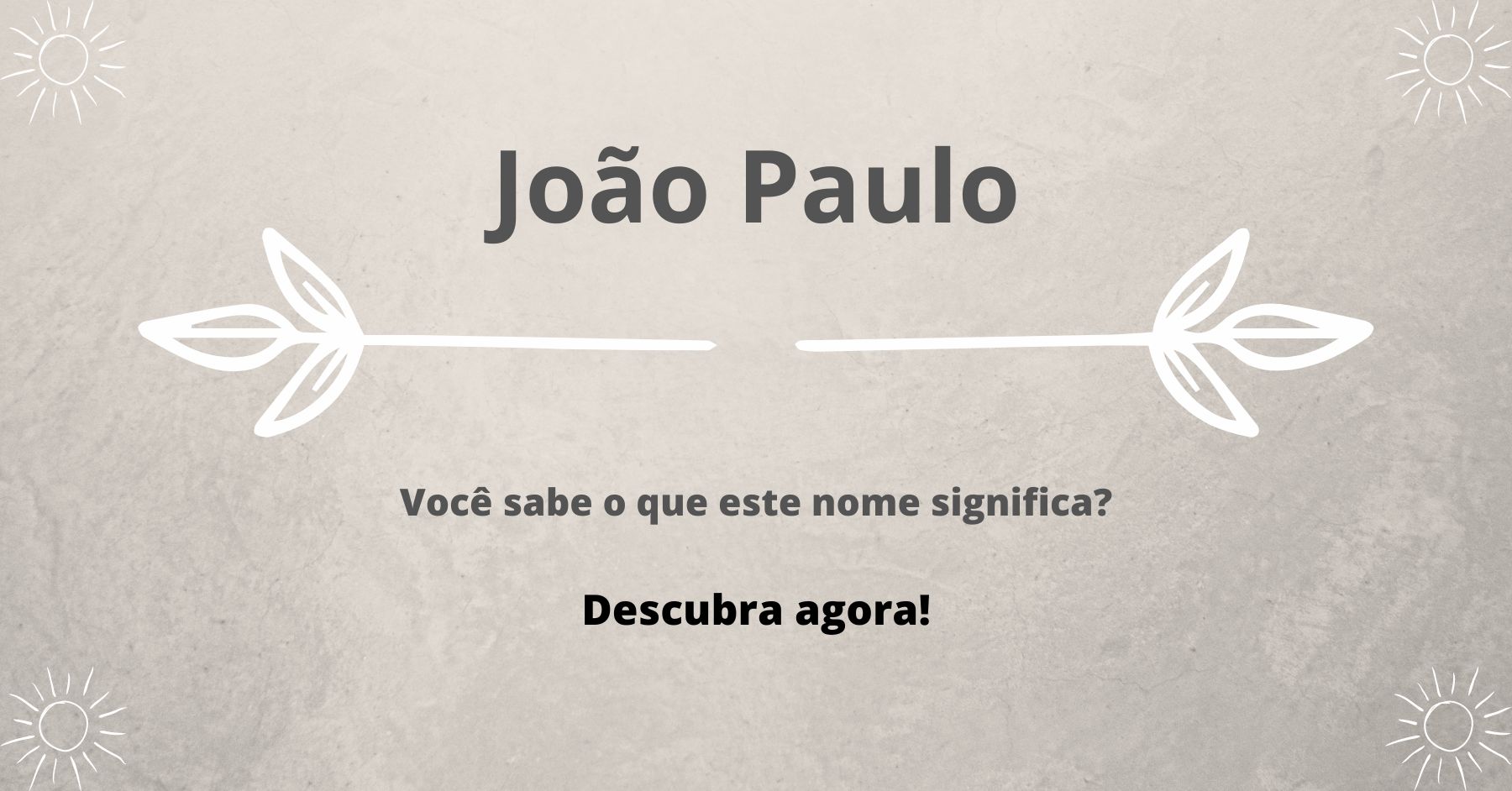 1 Significado Dos Nomes