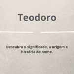significado do nome Teodoro