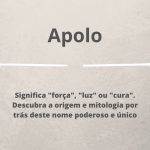 significado do nome Apolo