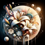 A beautiful and delicate representation of the name Lis, inspired by its meanings and connections. The image captures the essence of purity, renewal,