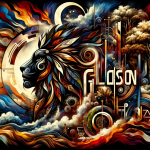 A dynamic and powerful visual representation of the name Gledson, embodying its interpreted meanings of ‘Originalidade e Força’ (Originality and Stren