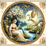 A representation of the name Maria Eduarda, combining the traditional and graceful aspects of ‘Maria’ with the strength and nobility of ‘Eduarda’. The