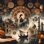 A representation of the name Teresa, embodying the themes of elegance, history, and spirituality. The image should reflect the refined and classic nat