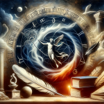 A symbolic and artistic representation of the meaning of the name Dante, emphasizing its depth and literary tradition. The image should depict an inte