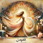 A symbolic and artistic representation of the meaning of the name Jamile, emphasizing its beauty and elegance. The image should depict an elegant and