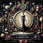 A symbolic representation of the name Caroline, reflecting its French origin and the meanings of elegance and strength. The image captures a sophistic