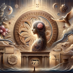 A symbolic representation of the name Josiane, reflecting its origins and the meanings of harmony and elegance. The image captures a graceful and pros
