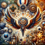 A unique and meaningful visual representation of the name Rangel, embodying its meanings of ‘Herança e Singularidade’ (Heritage and Uniqueness). The i