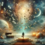 A visual representation capturing the essence of dreaming about receiving money, symbolizing prosperity and the subconscious interpretation of wealth