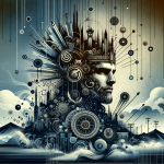 Create an artistic image representing the meaning of the name Walter. The artwork should visually convey the themes of leadership and command, as the