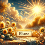 Eliane, a name that symbolizes the light and warmth of the sun, exuding joy, vitality, and timeless beauty. This name, derived from the Greek Helios m