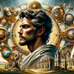 Uma representacao artistica do nome Giuseppe, inspirada em sua origem italiana e significado biblico. A imagem mostra um homem sabio e resiliente, ref