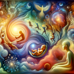 A deeply symbolic and introspective representation of the psychological significance of dreaming about the birth of a baby through normal delivery. Th