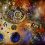 A visual representation of the enigmatic symbolism of dreaming about tufts of hair falling out. The image includes symbolic elements like tufts of hai